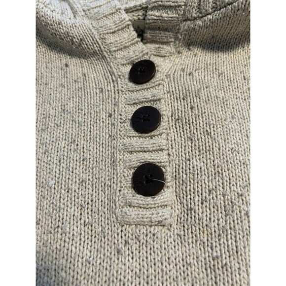 CABELA’S Women’s 3 Button Hooded Pullover Sweater Medium Grandpa Core - Picture 2 of 10